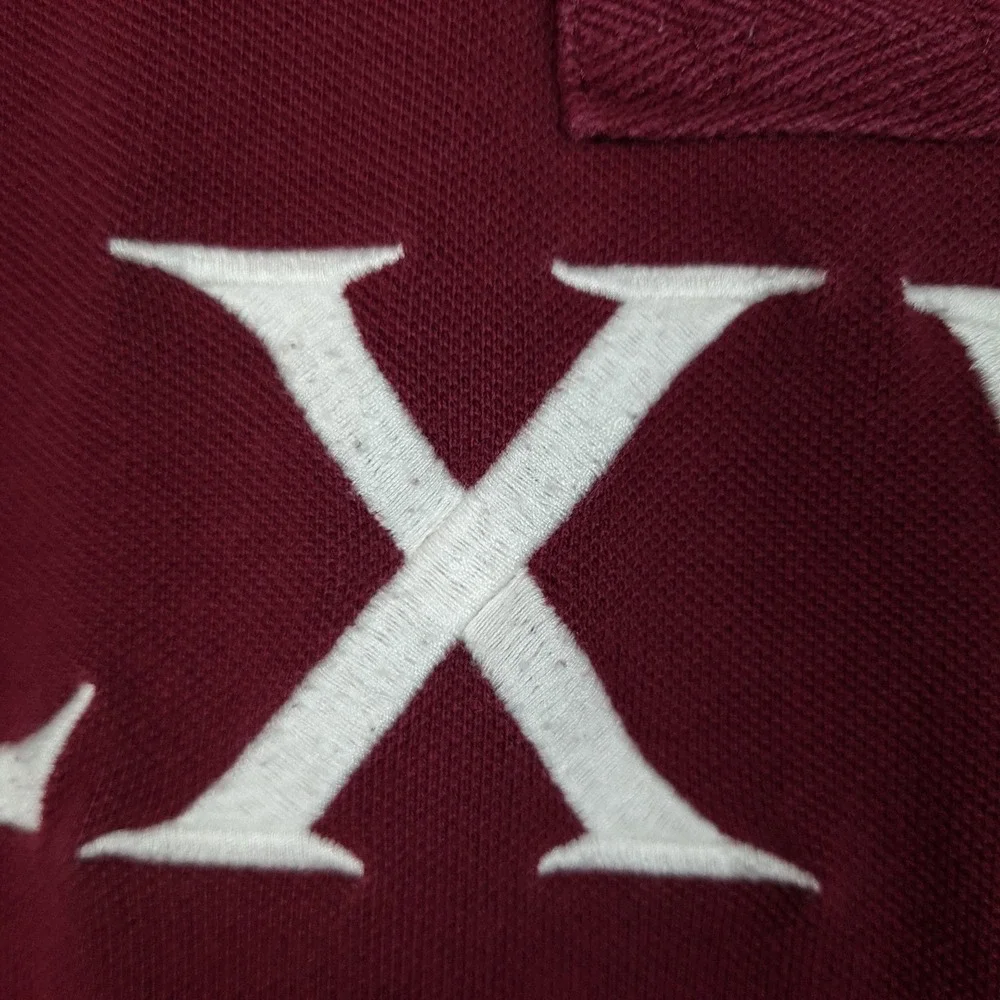 Ralph Lauren Polo Shirt Boys XL Red LXVII Embroidered Stampede Polo Graphic